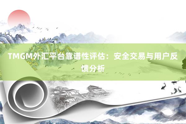 TMGM外汇平台靠谱性评估：安全交易与用户反馈分析